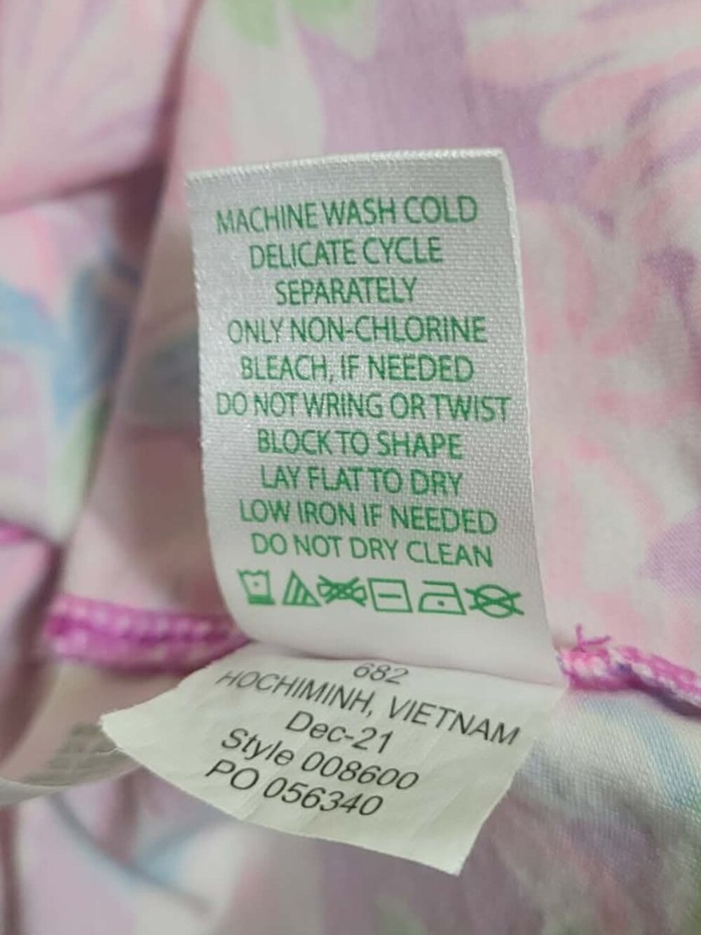Lilly Pulitzer Westley Tank UPF 50+ Amethyst Moms The Word Athletic Top Medium - Picture 7 of 8